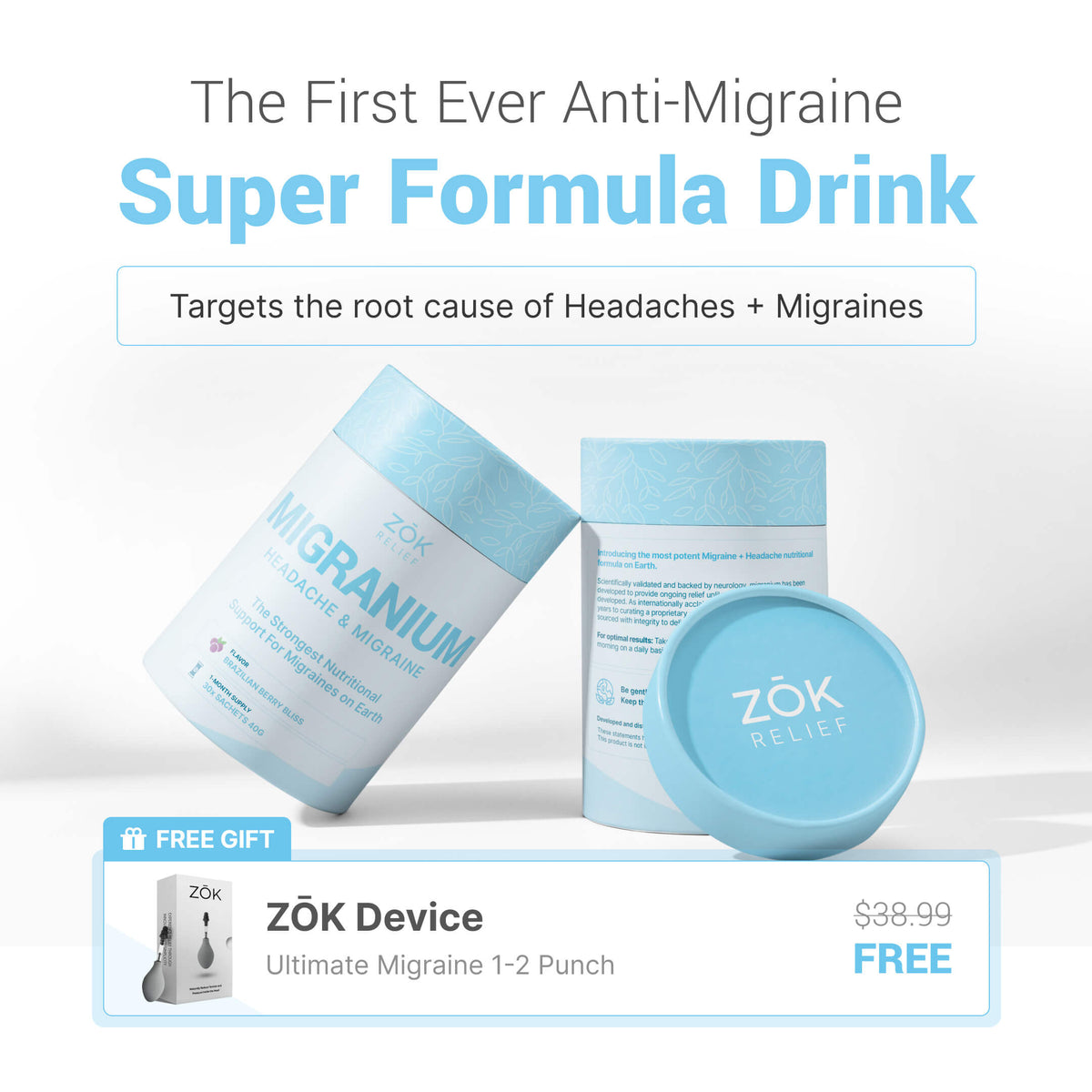 mighyさん VIP) Migranium - World's First Anti-Migraine Super Formula – Zōk