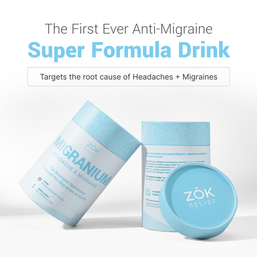 Migrain Powder Migranium - World's First Anti-Migraine Super Formula – Zōk Relief