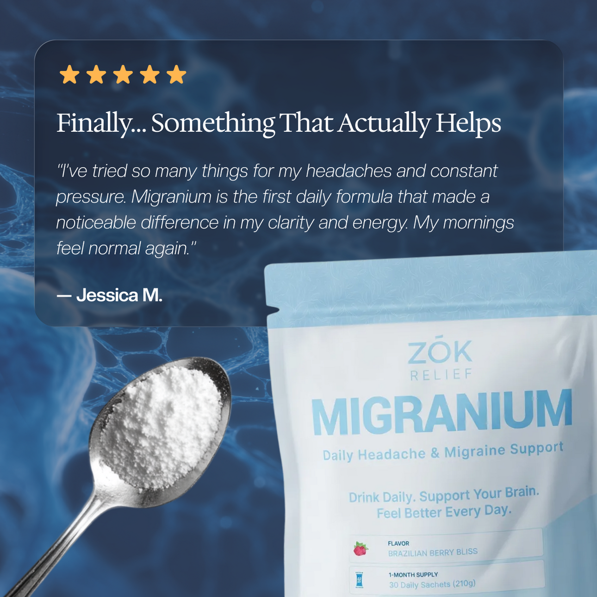 Migranium - World’s 1st Anti-Migraine Super Formula for Headaches + Br ...