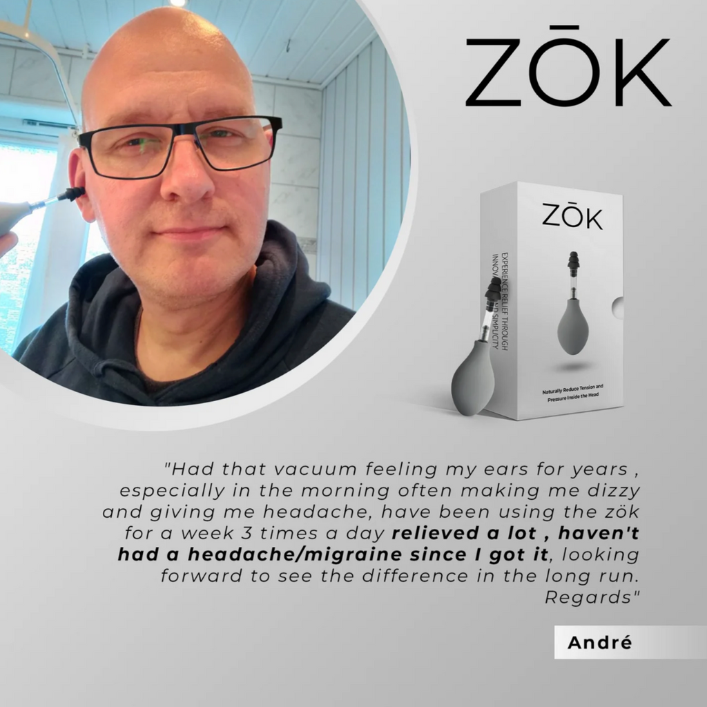 ZŌK - Cranial Nerve Stimulation for Headaches + Migraines + Stress + Tinnitus (Copy for Subscription Offer)