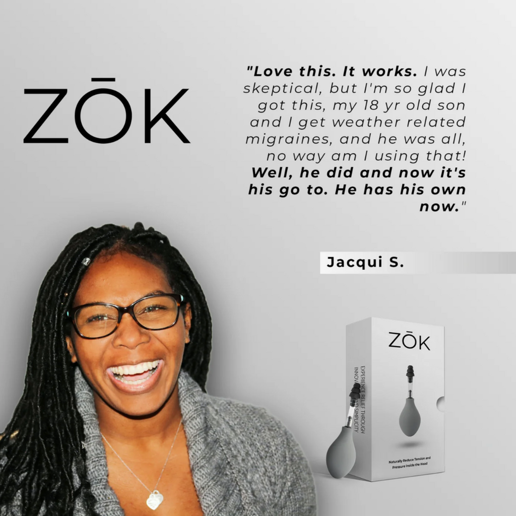 ZŌK - Cranial Nerve Stimulation for Headaches + Migraines + Stress + Tinnitus (Copy for Subscription Offer)