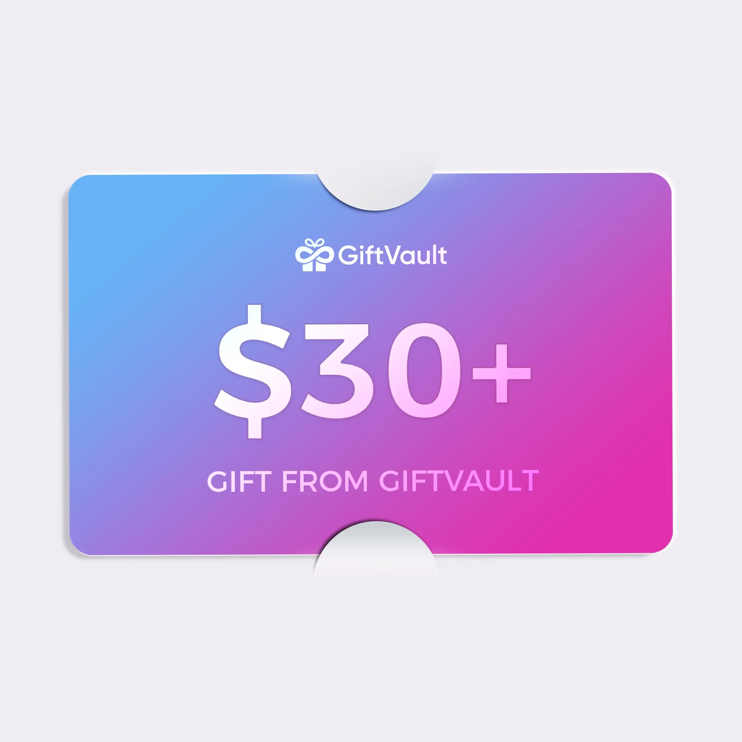 Free $30+ Gift Card from GiftVault
